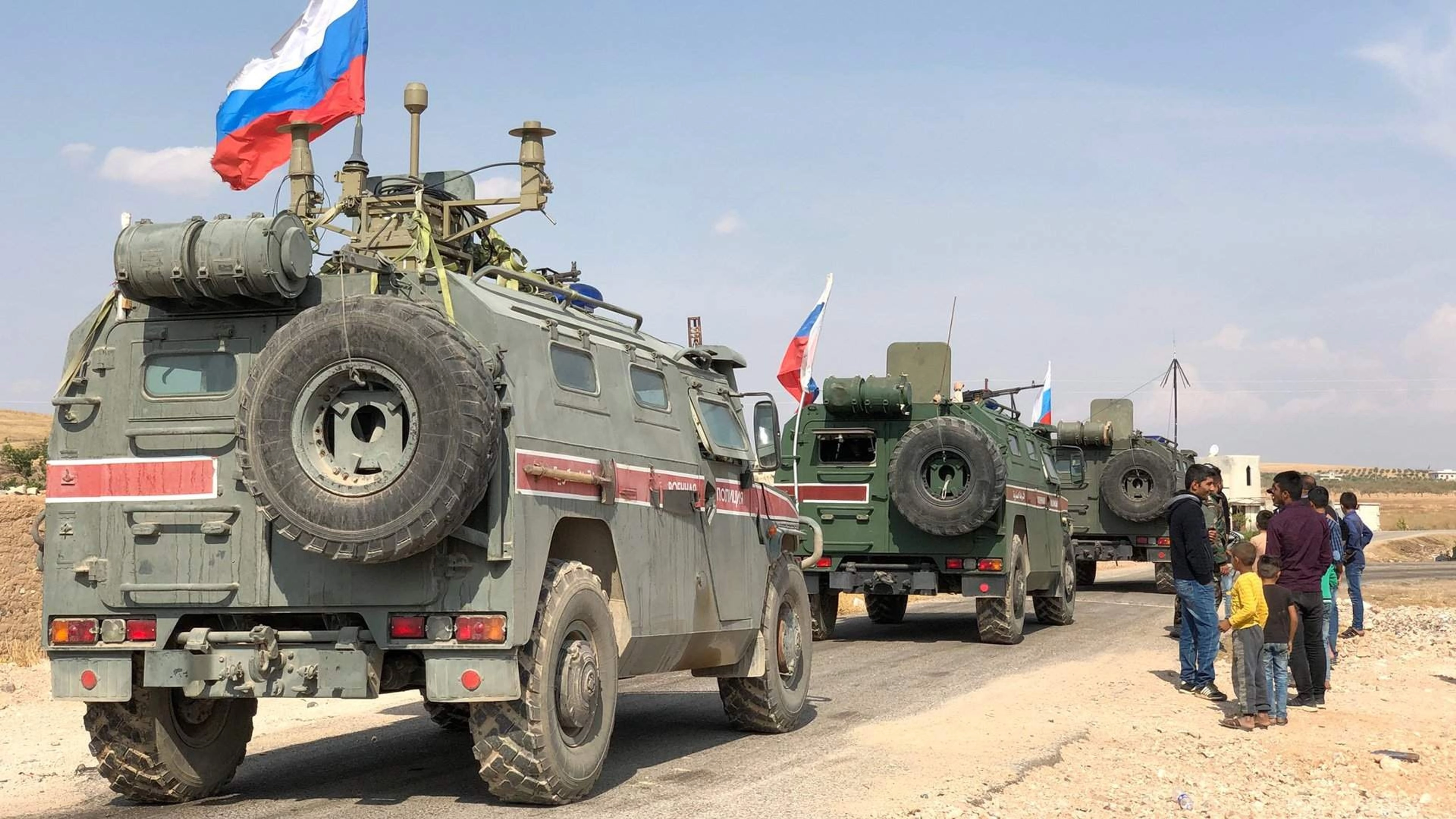 Russian soldiers in Syria