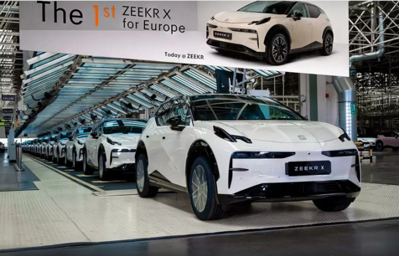 A Chinese electric vehicle for export to Europe