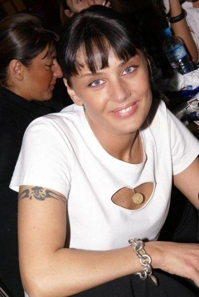 Maka Asatiani, the co-owner of the Georgian oil refinery, in a photo from her younger years