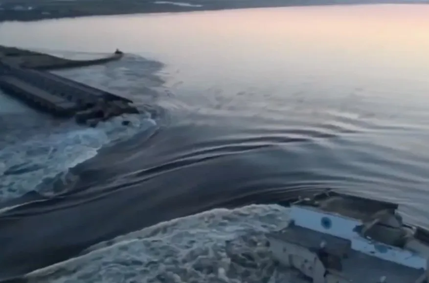 Explosion at Nova Kakhovka dam unleashes floodwaters in Ukraine’s Kherson region
