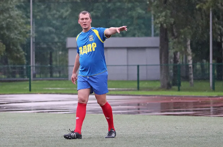 Playing the system: Pro-war politician Mikhail Degtyarev slips free of sanctions and is leading Russia’s bid to rejoin international sports