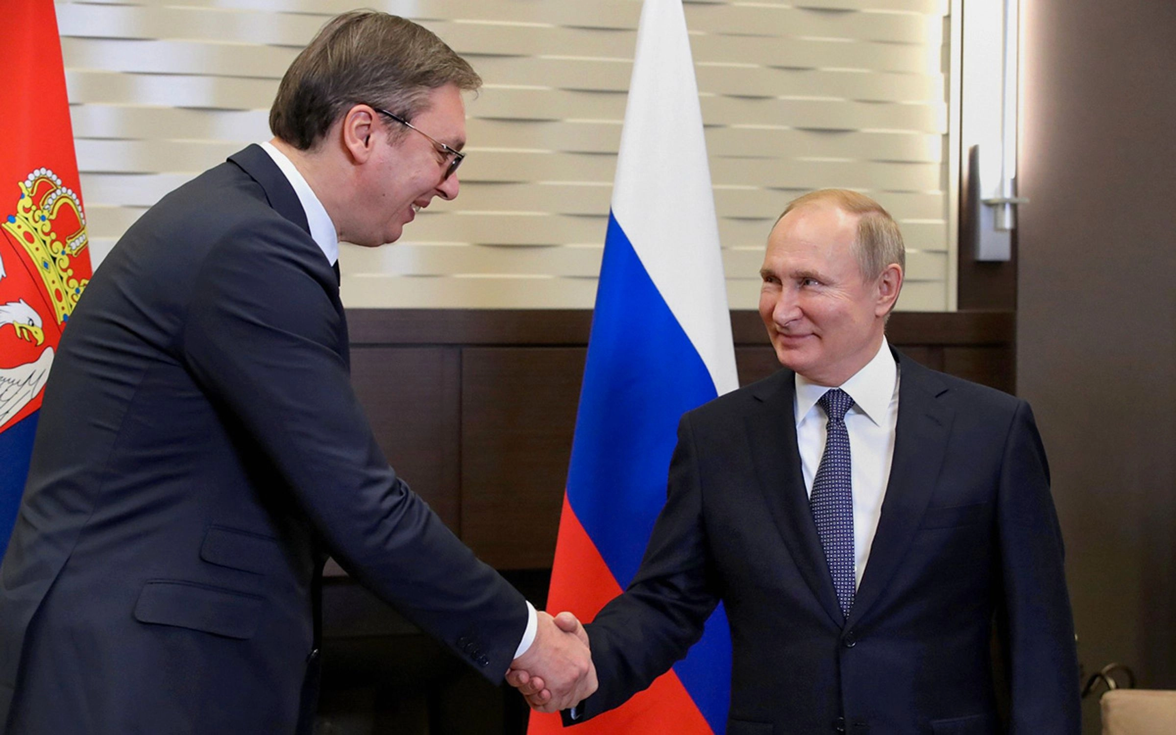 Milorad Dodik and Vladimir Putin