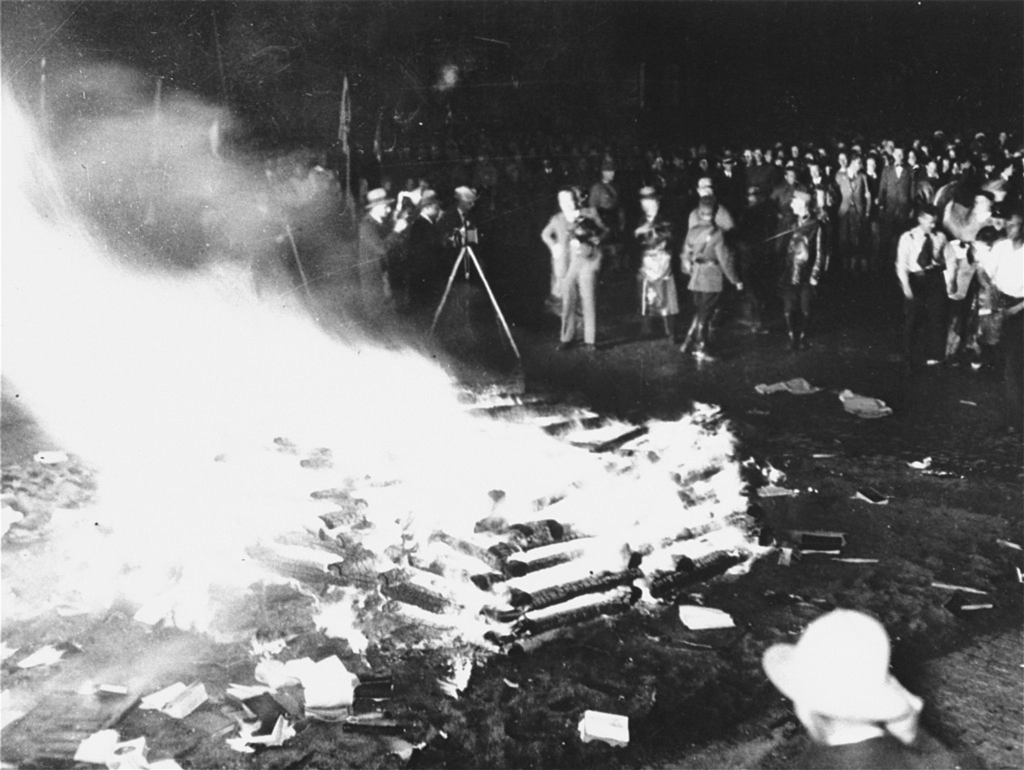 The burning of books in Nazi Germany