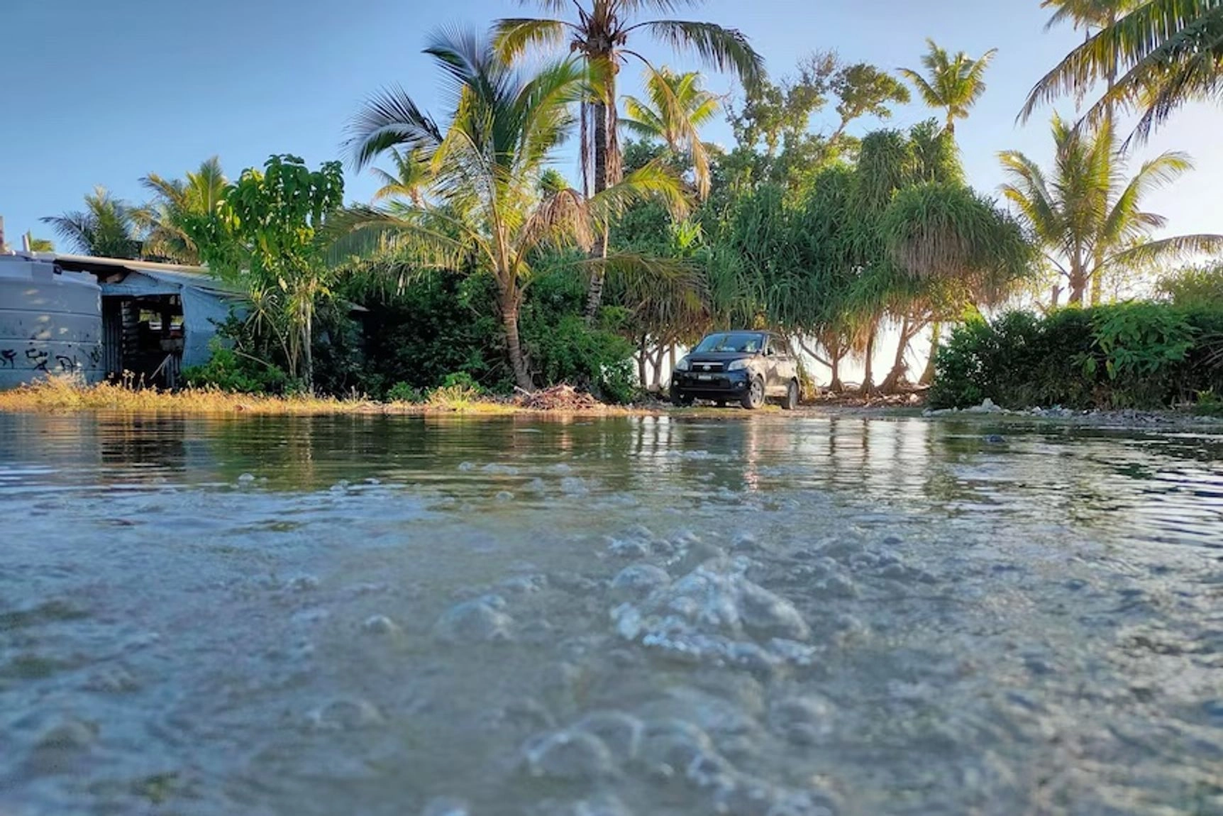 Tuvalu is sinking beneath the sea